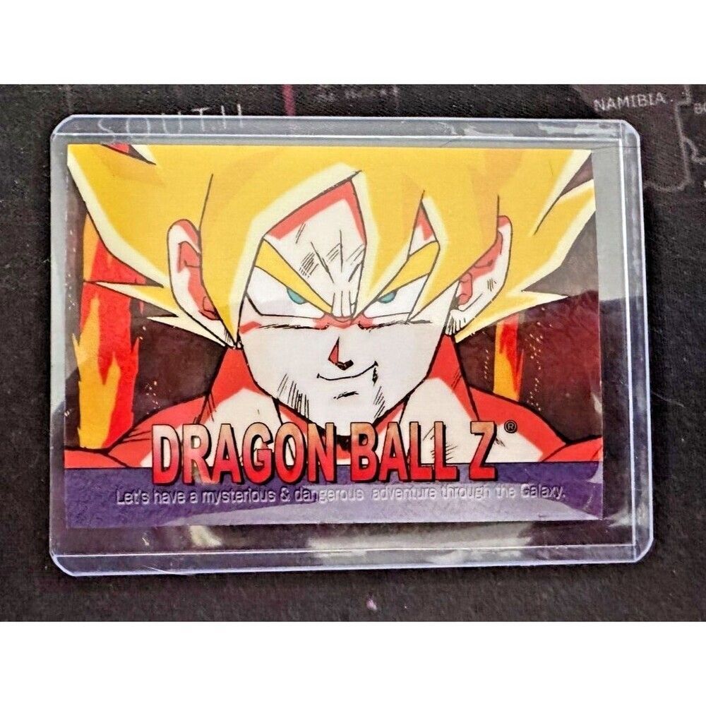 Dragon Ball Z Card #61 FUNimation 2000 Etched Foil Base EX/EX+ Misprint